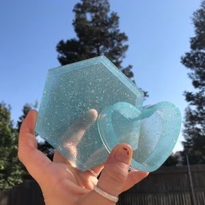 Coaster and jewelry box